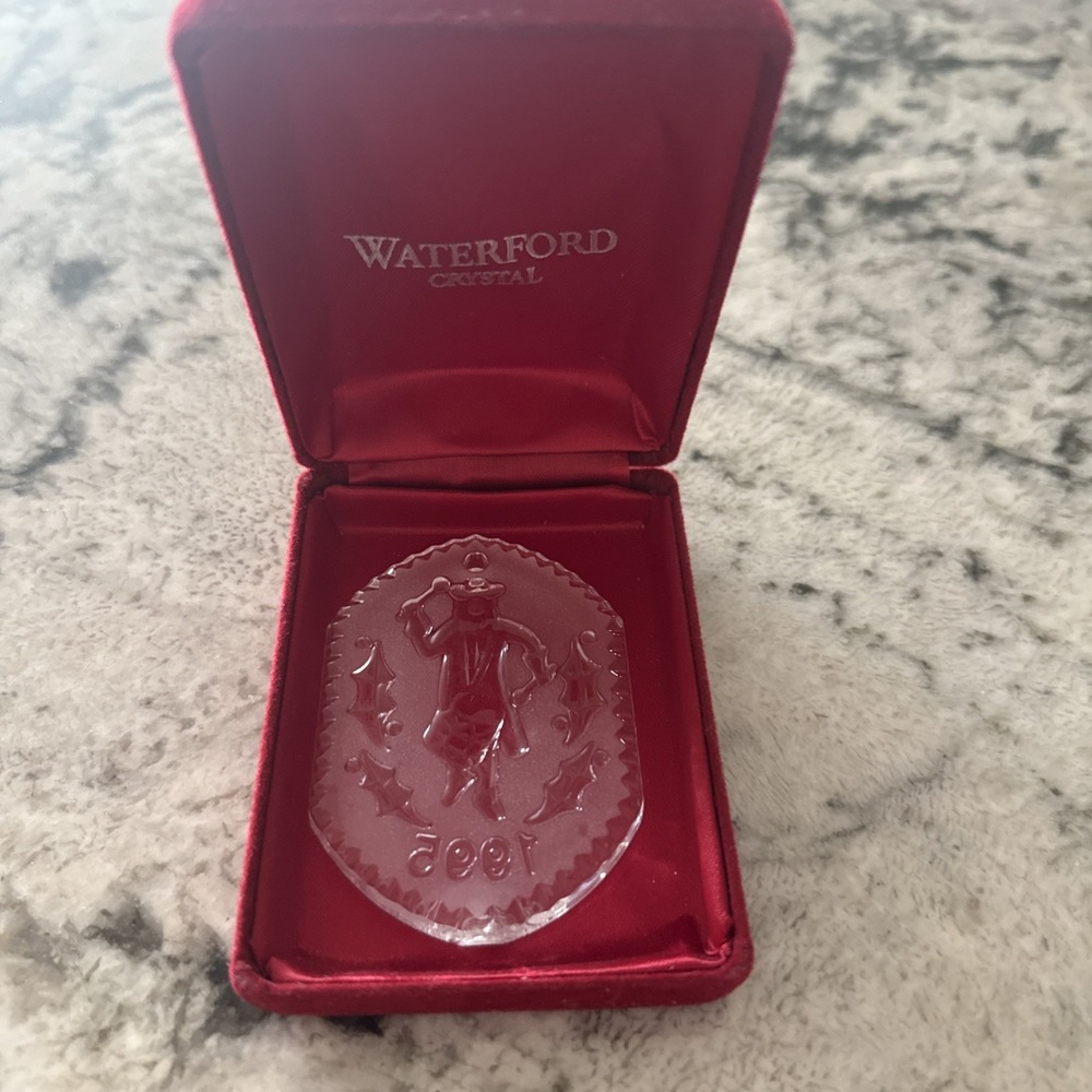 Waterford Crystal 12 days of Christmas 1995 Ornament 12 drummers drumming READ